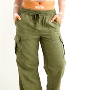Olive Green Cargo Pants